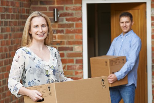 Packing and transporting office furniture and equipment