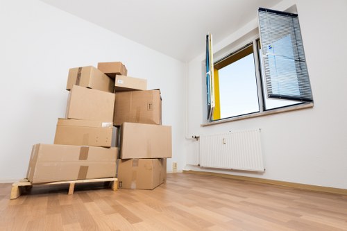 Local removals van supporting a Catford house relocation