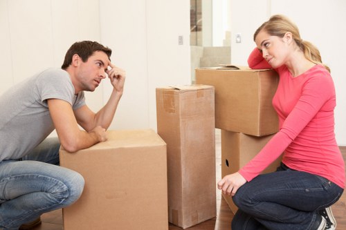 Safe transport of household items in a van