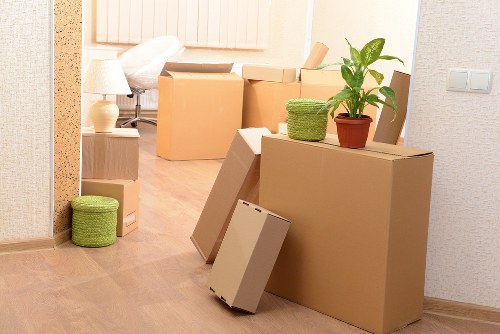 Packed boxes and home removals preparation in Catford