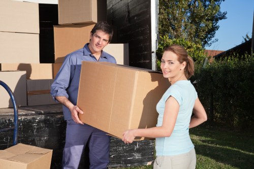 Local removals van supporting a house move in Catford